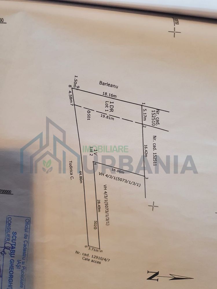 Teren intravilan 503 m2 in Bucium - Poză 3