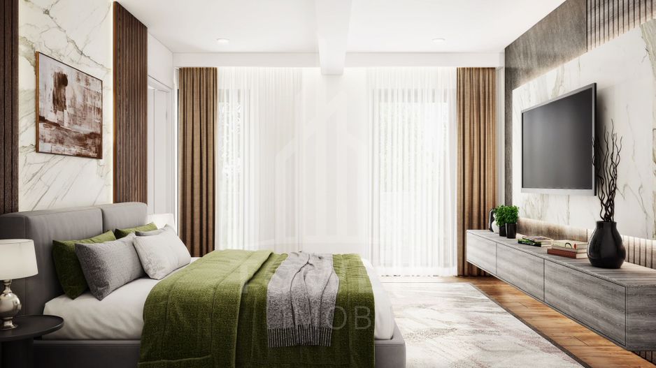 Casă modernă în Cisnădioara / Cisnădie – vedere către Cetatea Cisnădioara - Poză 3