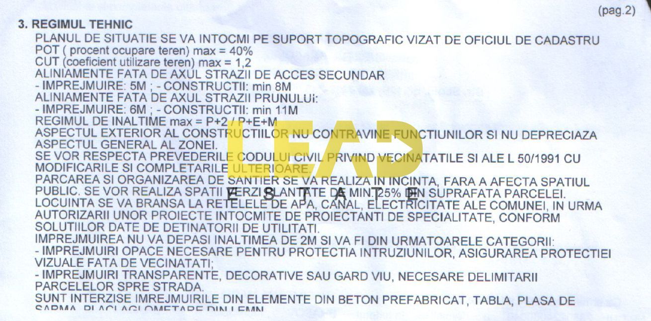 De Vanzare TEREN Intravilan, 511 mp, in BOD - Poză 3