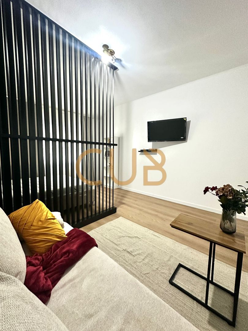 Ap NOU 1 cam mobilat+utilat | Bloc NOU,centrala,parcare| Zona Hotel IQ - Poză 3