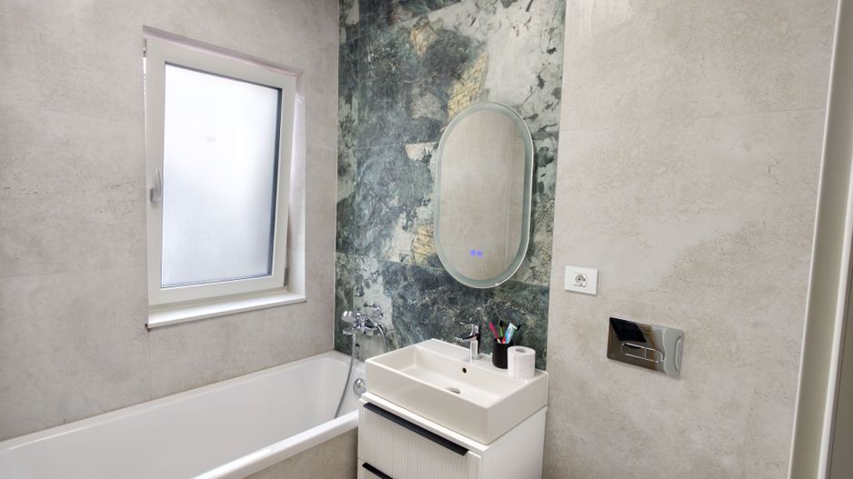 Casa Insiruita Sacalaz P+E+M 4 Camere,3 Bai,Clasa Energetica A+, Mobilata - Poză 9