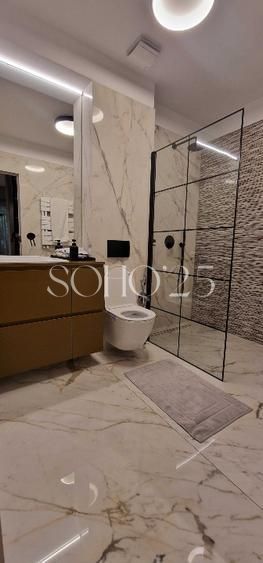 LUX !!! 3 Camere transformate in 2 , terasa de 46mp, mobilat si utilat complet, - Poză 7