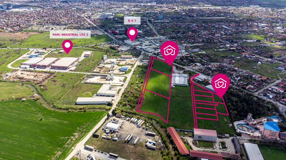 Teren cu PUZ in Arad, servicii, industrie, depozitare 8.307 mp - Poză 5