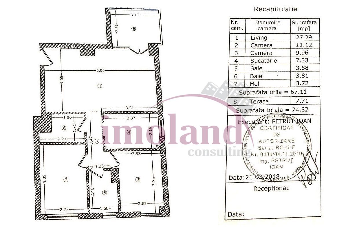 Inchiriere - apartament 3 camere & gradina - Floreasca Residence-Barbu Vacarescu - Schiță 24