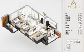 Oferta 3 cam izolatie fonica proiect premium Titan Pallady - Schiță 8