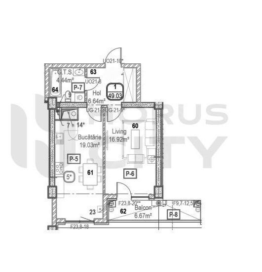 Vânzare, apartament, 1 cameră, str. Tudor Vladimirescu, Râșcani - Poză 9