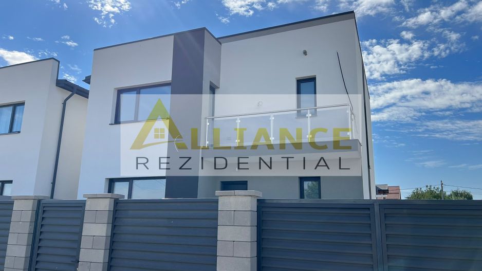 VILA INDIVIDUALA MODERNA SEMIMOBILATA -4 CAMERE-TEREN 375 MP - Poză 5