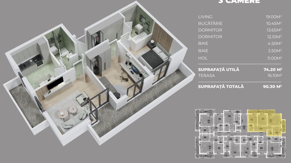 OLTENITEI Dr.Fermei 10-20 min metrou D.Leonida Berceni 123400 E - Poză 1