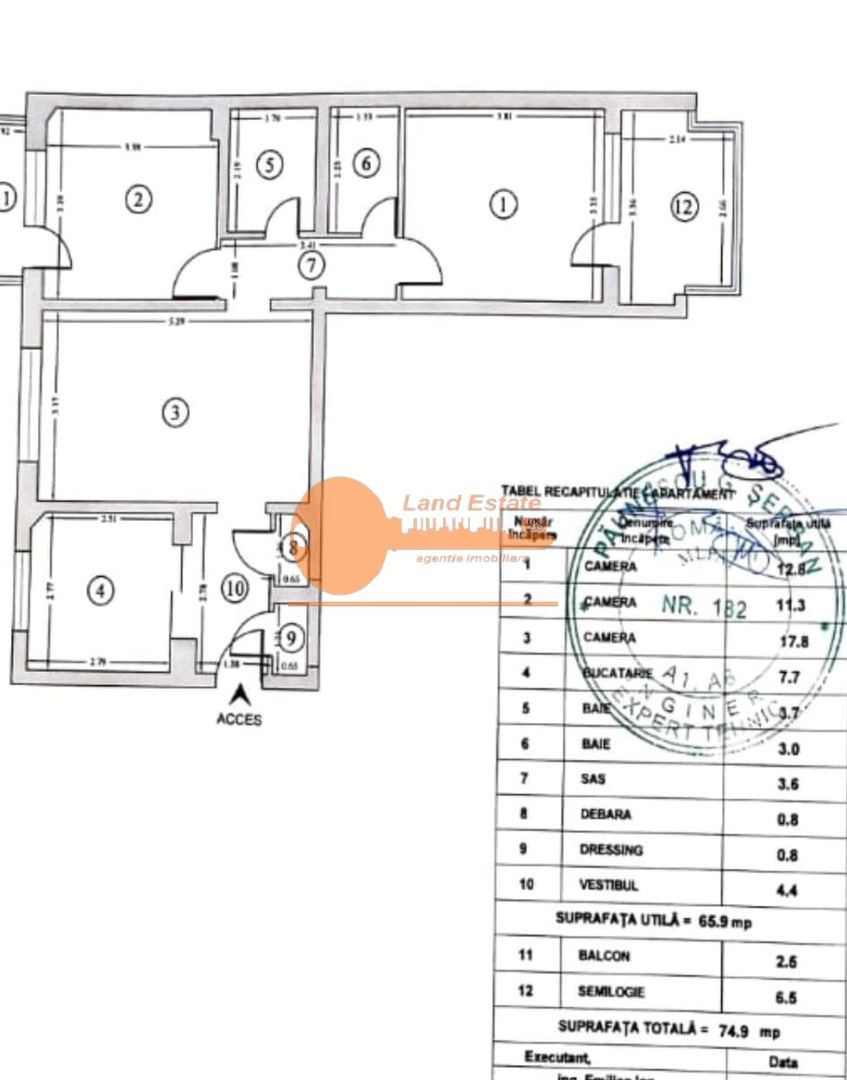 Apartament cu 3 camere in zona DRISTOR la 3 minute de Metrou - Poză 9