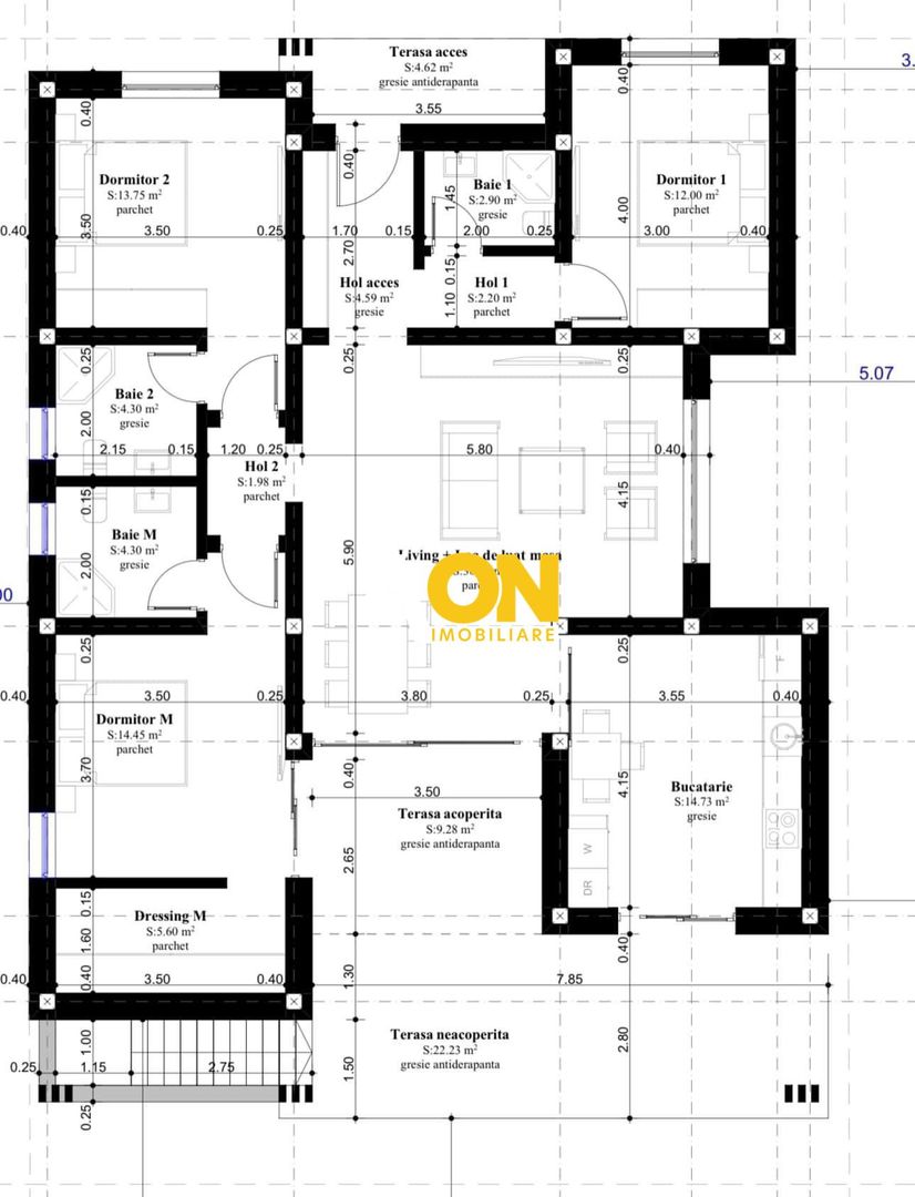 De vanzare casa 4 camere, finisaje de lux, 400mp teren, Alba-Micesti - Poză 18