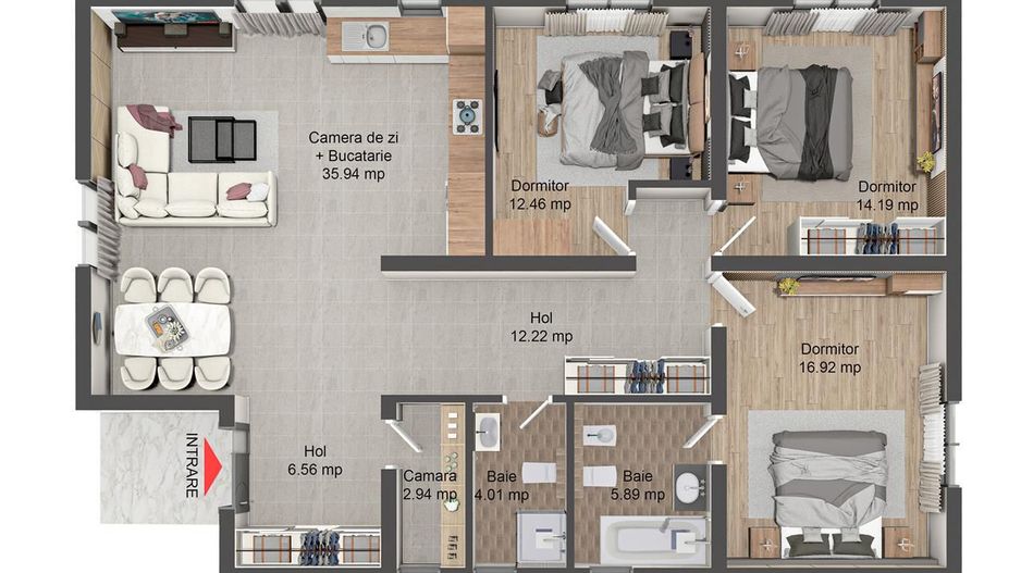 Casa individual Sanpetru zona Primaverii - Schiță 3