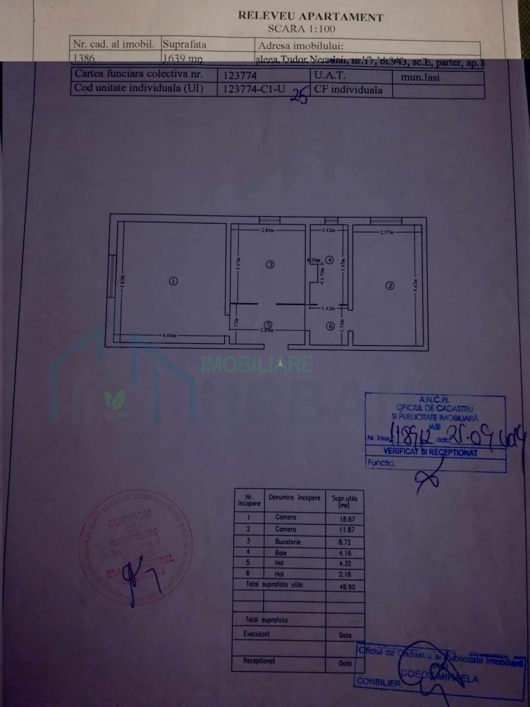 Apartament 2 camere, decomandat, 50 mp, Belvedere, Sorogari - Poză 6