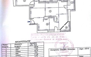 APARTAMENT 3 CAMERE | DOROBANTI - Schiță 10