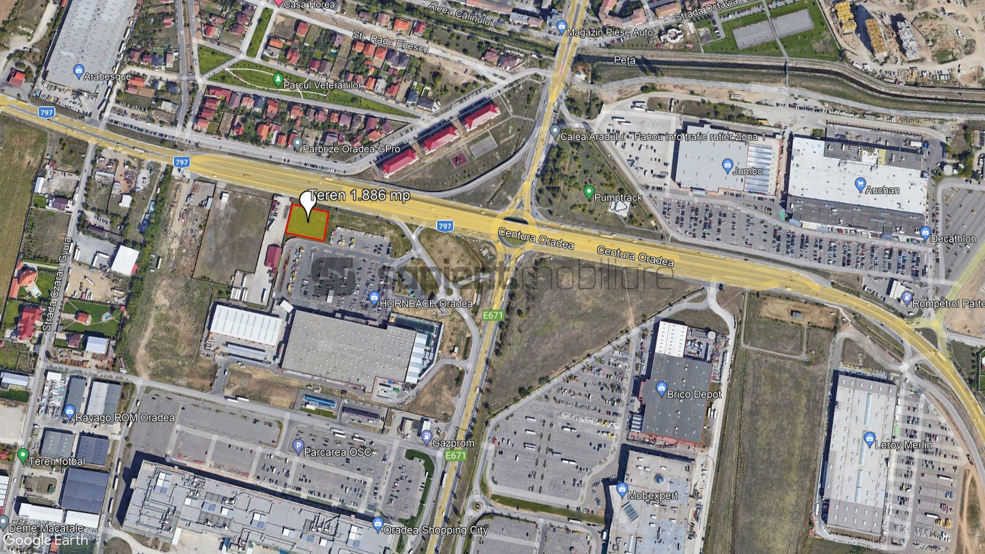 Sapient | Teren comercial cu front la Centura Oradea - Poză 3