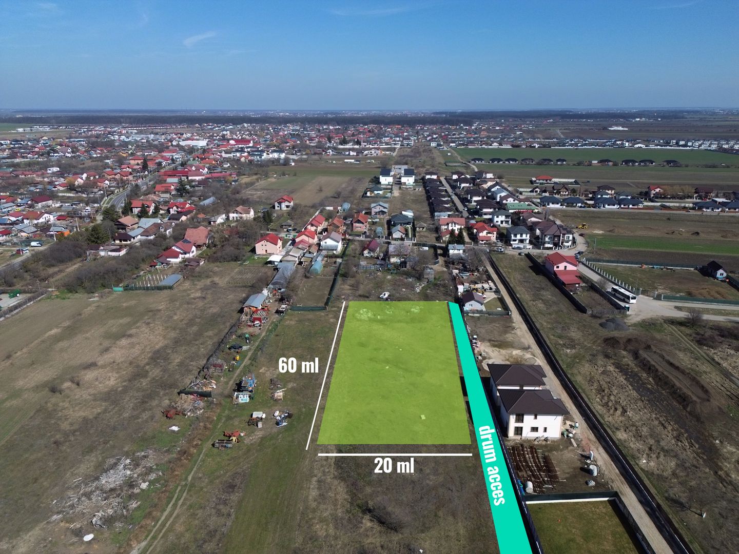 Teren Corbeanca - Tamasi - 1.163 mp - Poză 1