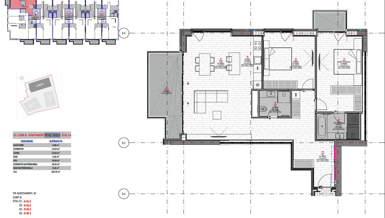 Nordului 56 Park Residences || Apartament Premium 3 Camere || Herăstrău - Schiță 5