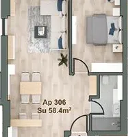 Apartament nou cu 2 camere direct de la Dezvoltator - Poză 11