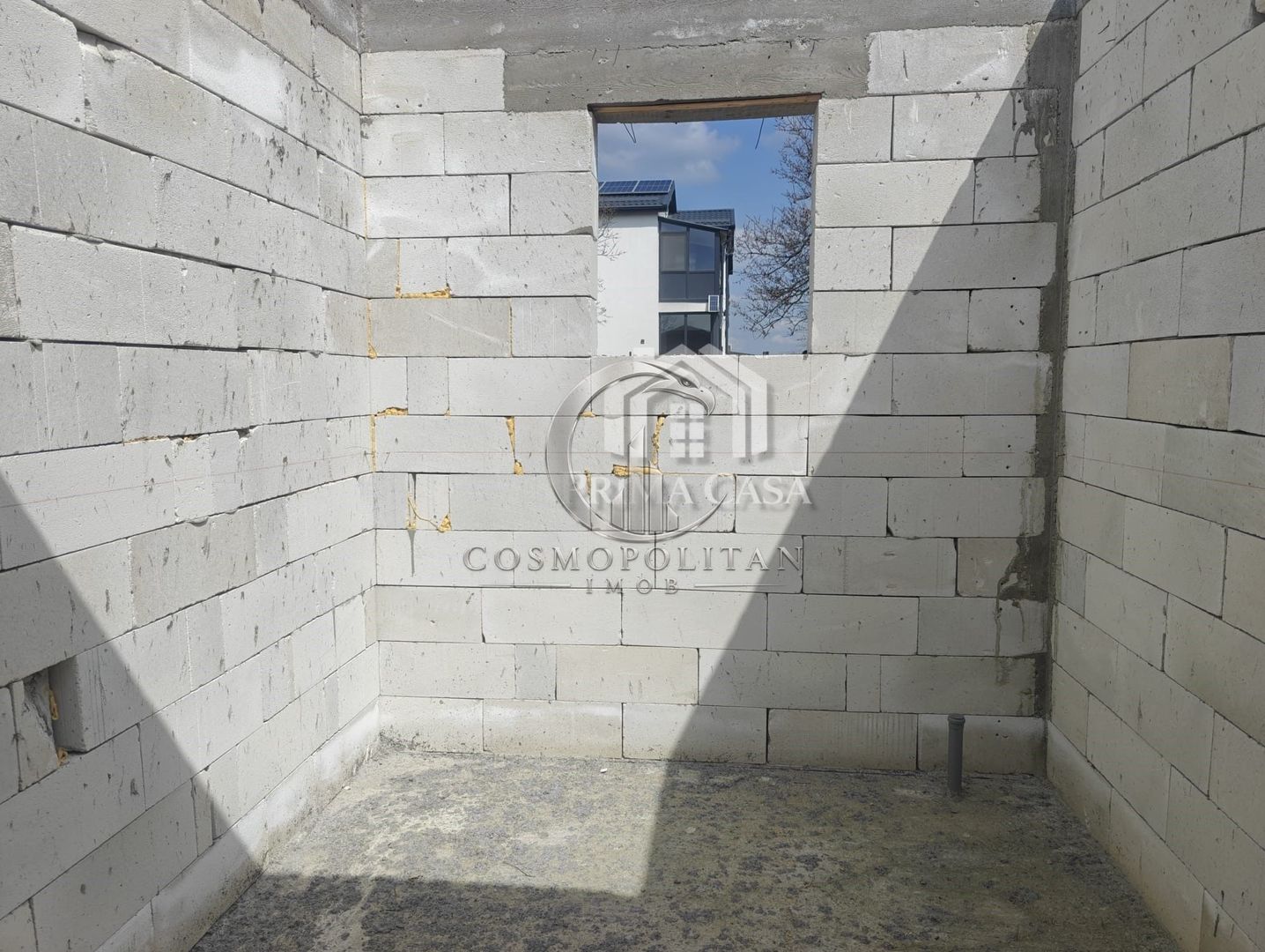 Casa in constructie si teren in Vernesti BZ SC=150mp teren=509mp d=20m - Poză 9