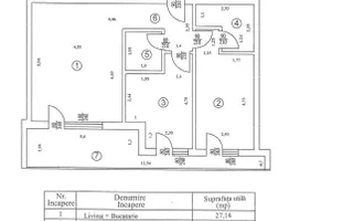 3 camere | Otopeni | Tunari | Terasa 20 mp | 2 x parcare - Schiță 23