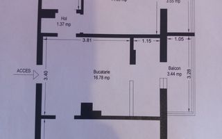 Apartament 2 camere Aradului cu centrala - Poză 8