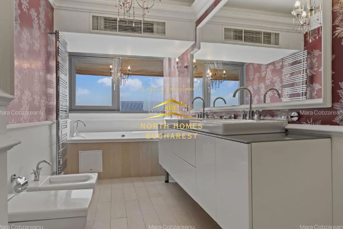 Penthouse 4 camere Green Lake Sisesti + 2 locuri de parcare! - Poză 11