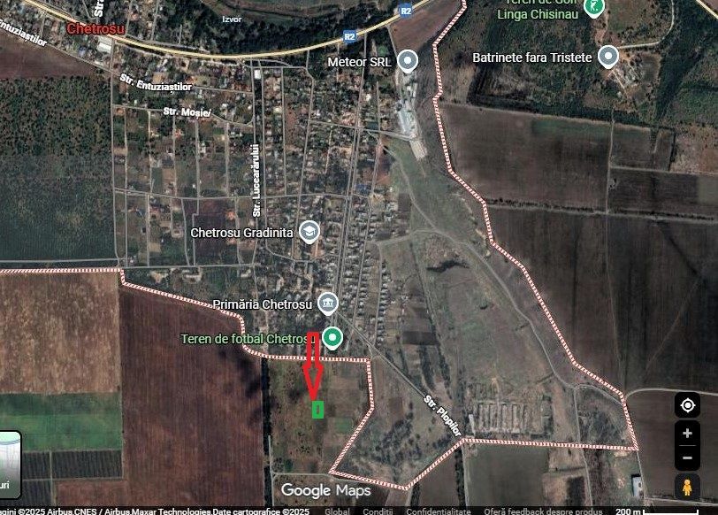 Teren cu Potențial Mare de Dezvoltare – 12 Ari în Chetrosu, Anenii Noi - Poză 1