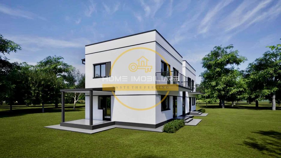 Duplex fără perete comun | 4 camere | 100 mp utili | 300 mp teren | Lunca Cetățu - Poză 1