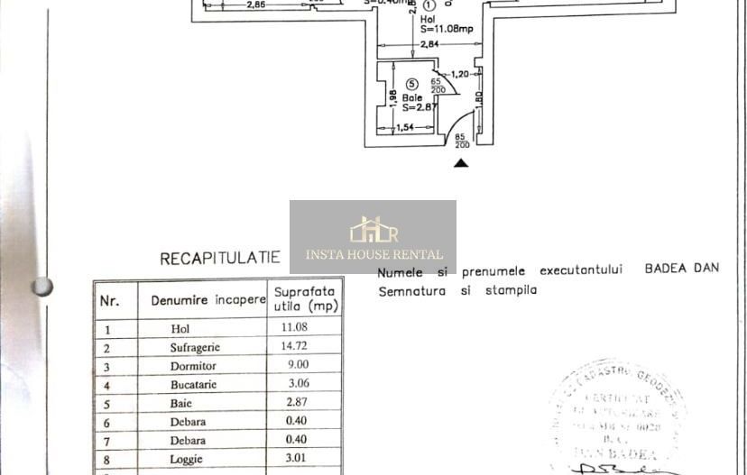 Apartament 2 camere BRANCOVEANU -  Etaj 1 | Balcon | - Poză 8