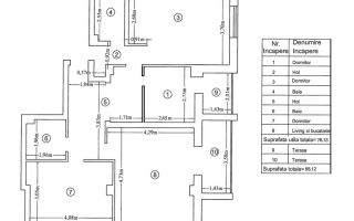 Apartament 4 camere, etaj 2/3, 86MP  // Bloc 2015 Rediu - Langa Casablanca - Poză 15