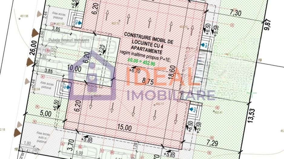 Casa cu 3 camere si 200 mp de curte, in Cartierul Arhitectilor - Schiță 7