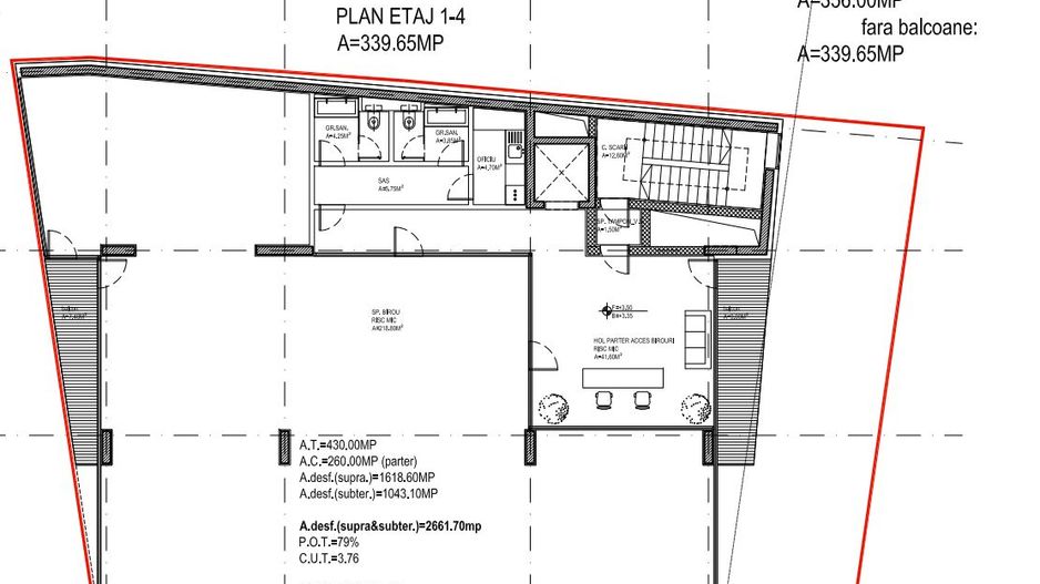Teren Strada Berzei | Autorizatie | langa Hotel Ibis | - Schiță 6