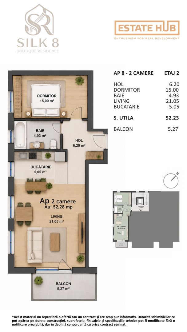 Apartament 2 camere | Dorobanților | Comision 0% - Poză 19
