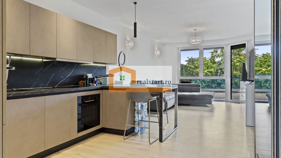 Parter Inalt, Terasa 38mp, vedere catre parc si lac, mobilat si utilat, ROI 6,5% - Poză 2