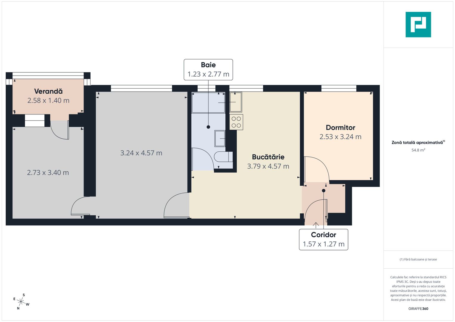 APARTAMENT 3 CAMERE DE VÂNZARE – VELENȚA, CFR - Poză 7