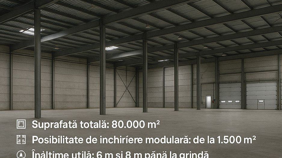 Chirie Spatii industriale 1500-80000 m² - Poză 5