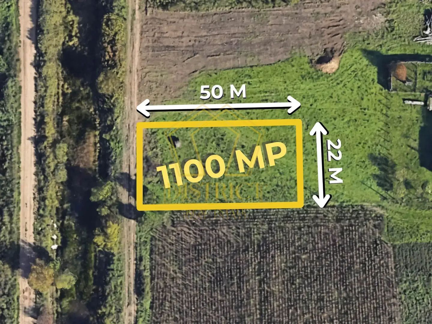 Teren individuala sau duplex 22 front | Timisoara | Plopi - Poză 2