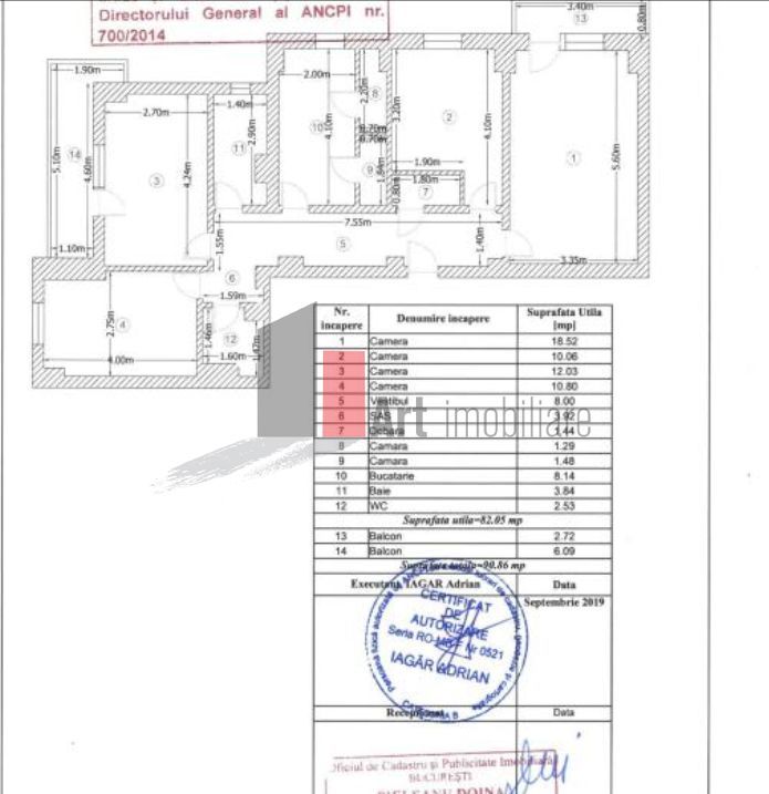 APARTAMENT 4 CAMERE SEBASTIAN-PROSPER - Poză 1