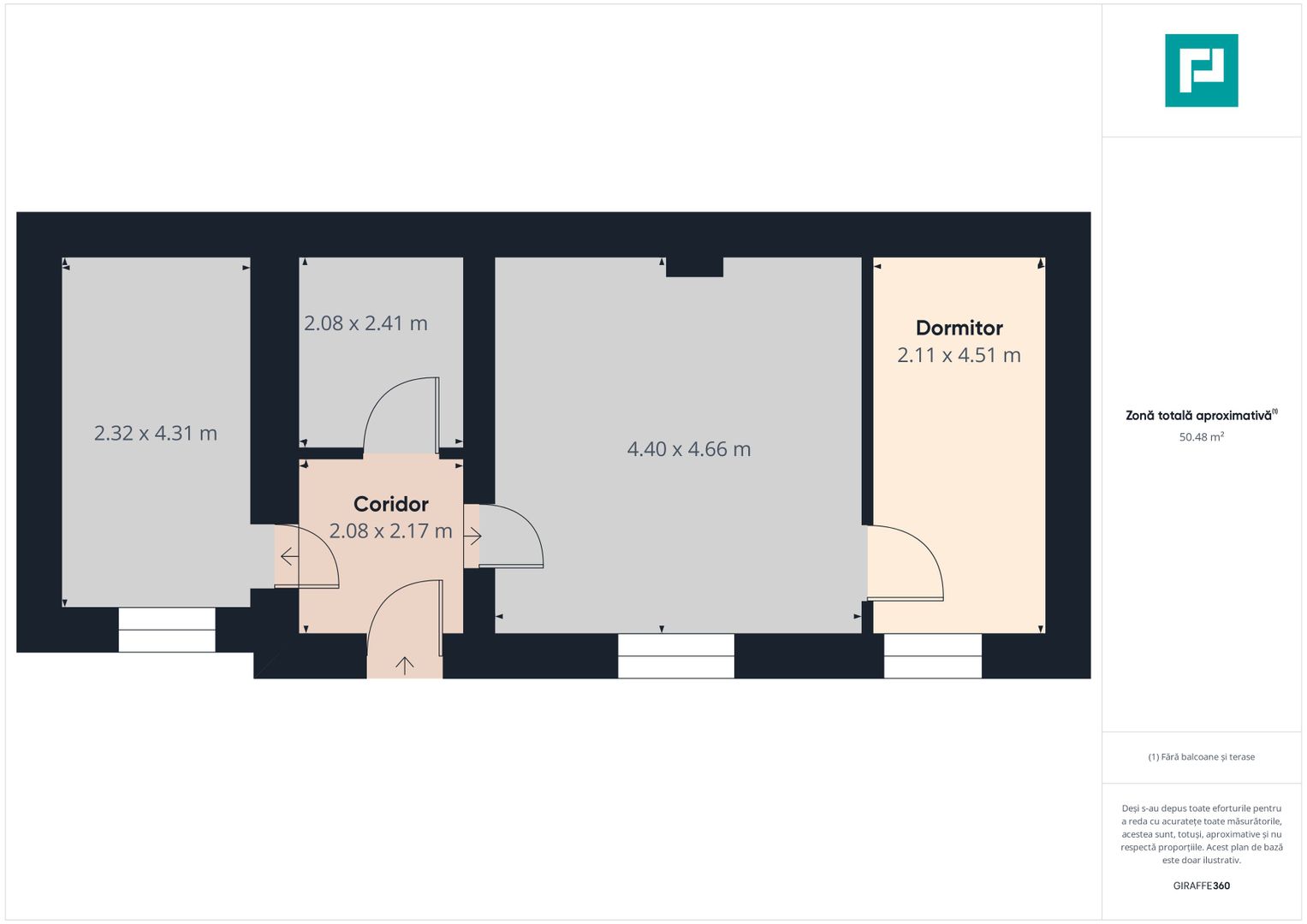 Apartament 2 camere la curte comună - Poză 20