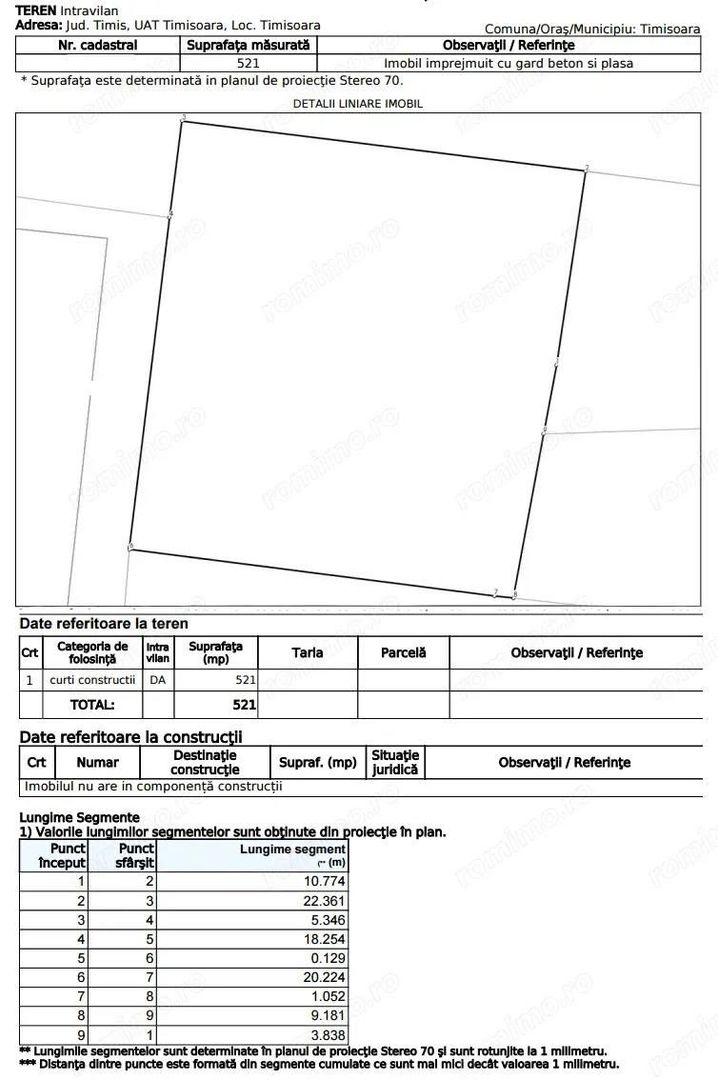 Braytim | 521 mp | Intravilan | Utilități | CF fără sarcini - Poză 3
