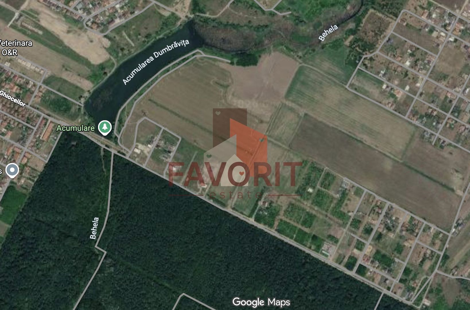 Teren de vânzare Dumbrăvița,lângă Pădurea Verde | Toate utilitatile - Poză 3