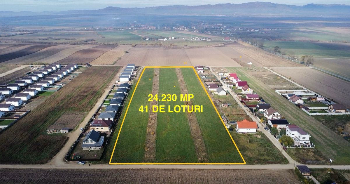 HALCHIU Vinzare 41 PARCELE de TEREN - MEGAPOLIS Brasov