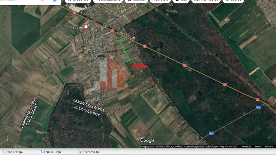 Teren intravilan Gulia - Dambovita - Poză 3