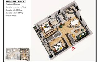 Aprtament Studio Kamsas Baba Novac - Poză 8