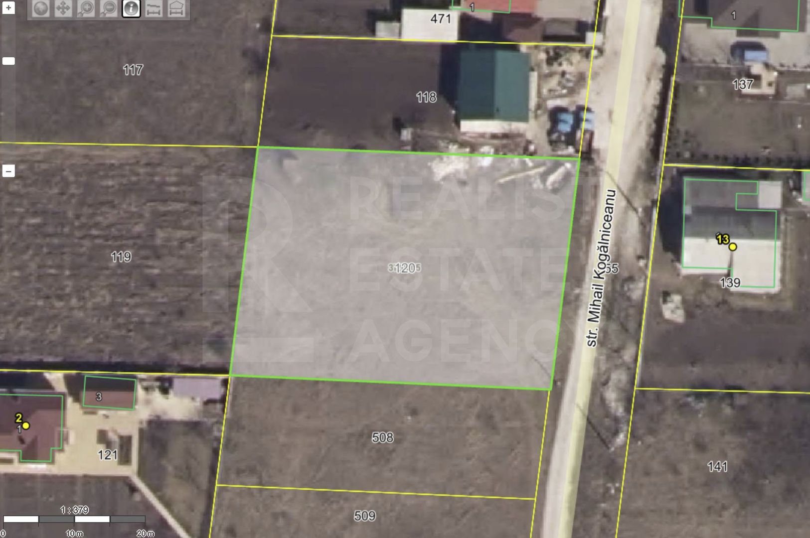 Vânzare, teren pentru construcție, str. Mihail Kogălniceanu, Budești - Poză 1