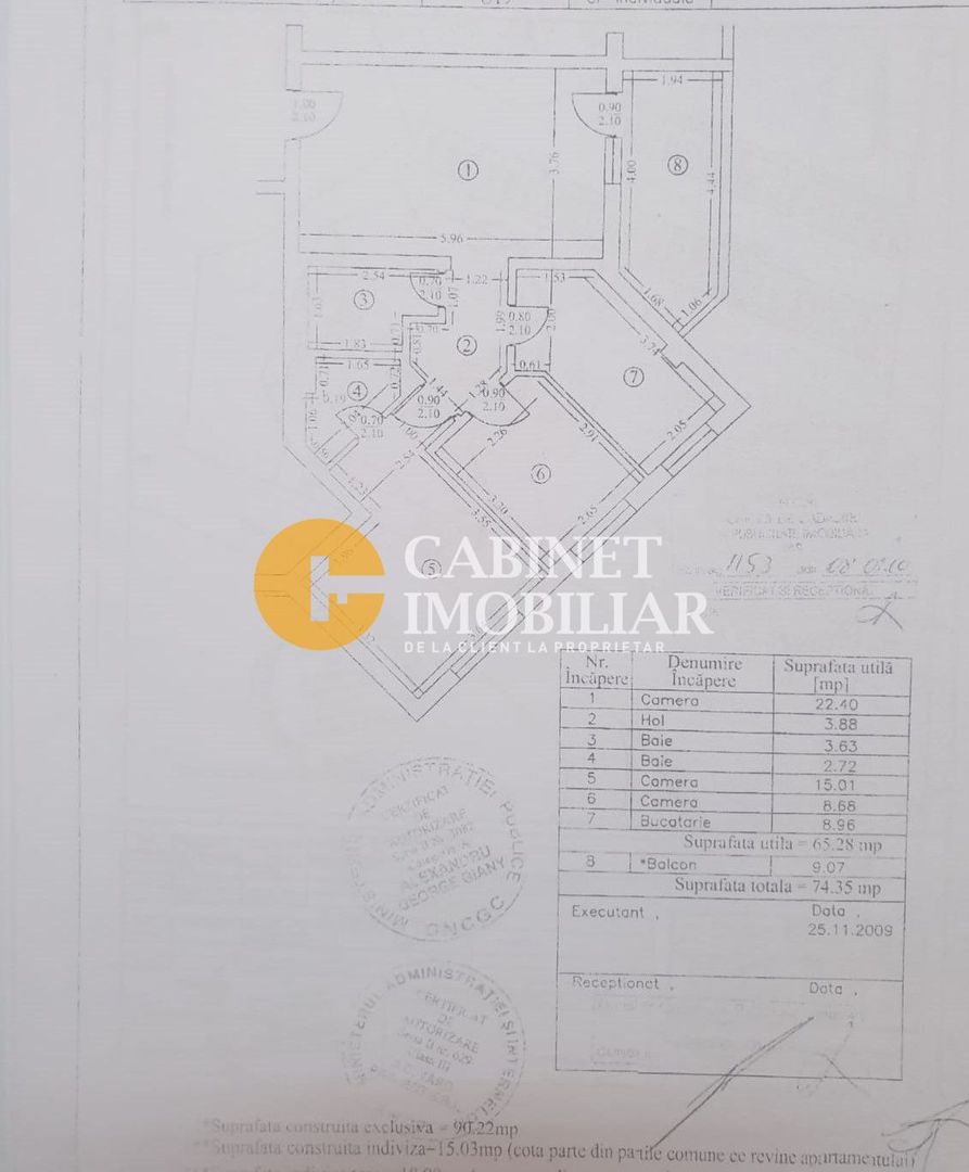 3 camere - STADION - 74mp - INTABULAT - Poză 9