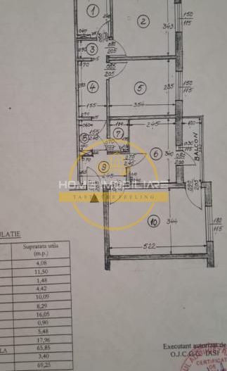 Etaj 1/Apartament 3Camere Decomandat -70mp!/2Bai-Bloc din 1982-Nicolina! - Poză 9