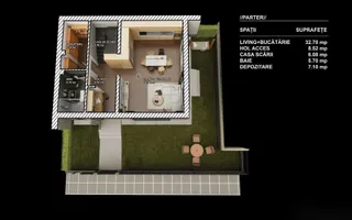 Casă de tip duplex | Stadiu semifinisat | Zona Parcului Poligon - Schiță 16