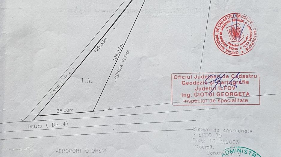 Teren de vanzare Aeroport Otopeni 1800 mp | Cargo | Pista 2 - Schiță 8