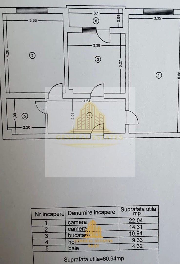 Vânzare apartament 2 camere, la cheie | Valea Lupului - Poză 15