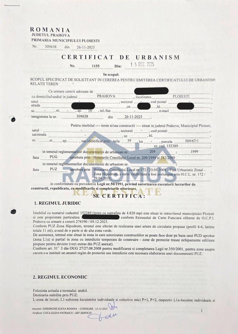 Oportunitate de investiție – Teren intravilan Ploiești - Poză 3